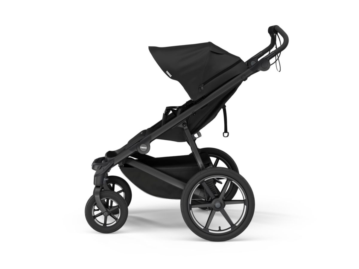 Náhľad produktu - Thule Urban Glide 4 Black + korba + pláštenka + moskytiéra + madlo + pláštenka korba + moskyt. korba