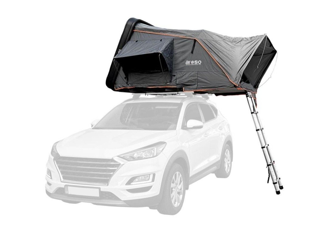 Náhľad produktu - Autostan Aroso Odenwald pre 4 osoby - s ABS škrupinou / šedý