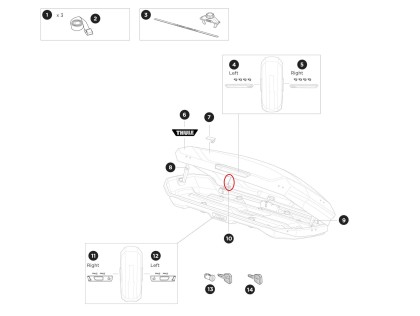 Thule drôtená výztuha 55301