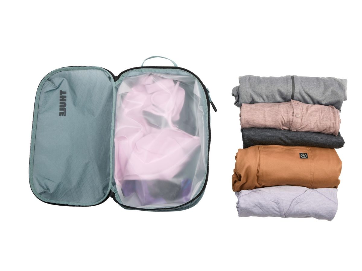 Náhľad produktu - Thule cestovný organizér čisté/špinavé TCCD201 - Pond Gray