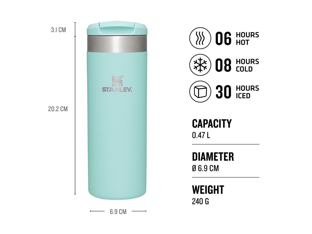 Náhľad produktu - STANLEY Termohrnček AeroLight Transit 470 ml Watercolor Blue