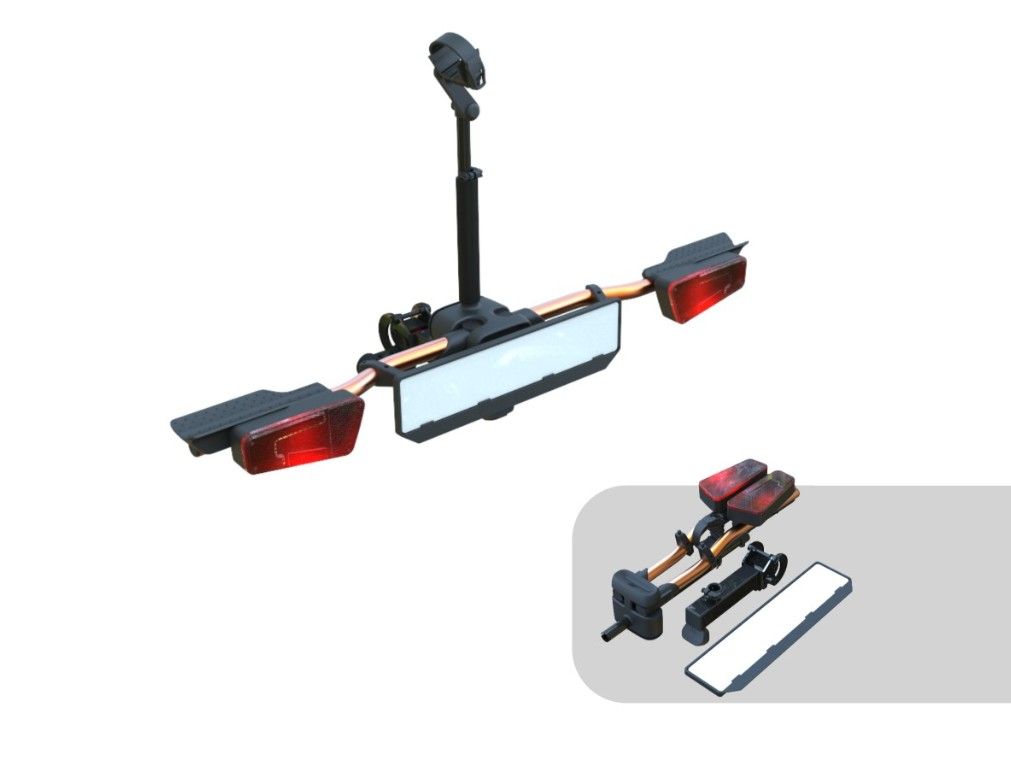 Náhľad produktu - TMK FLY Footbike 01 pre 1 kolobežku (skladací) ORANGE + vak