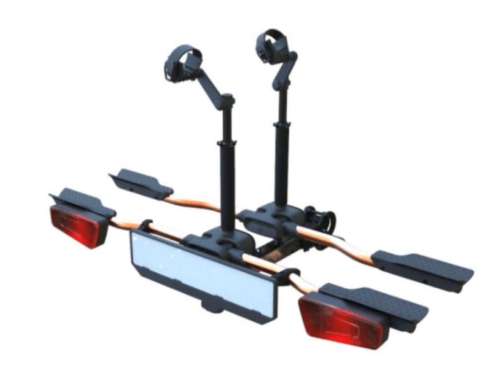 Náhľad produktu - TMK FLY Footbike 02 pre 2 kolobežky (skladacie) ORANGE + vak