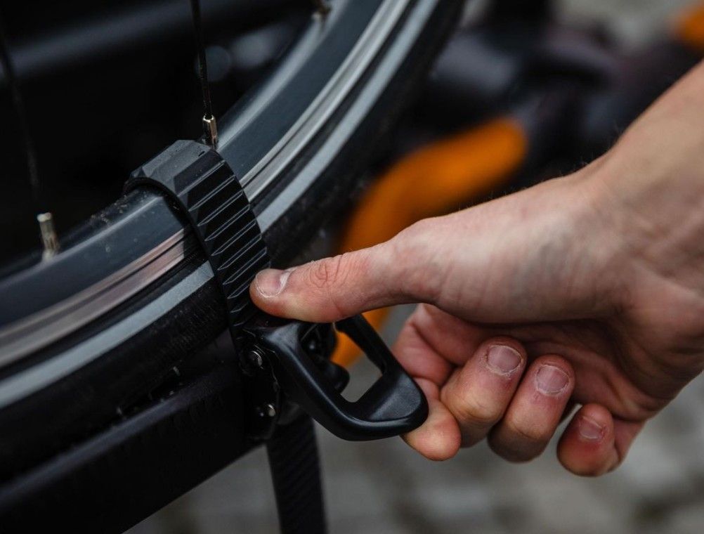 Náhľad produktu - TMK FLY Footbike 02 pre 2 kolobežky (skladacie) ORANGE + vak