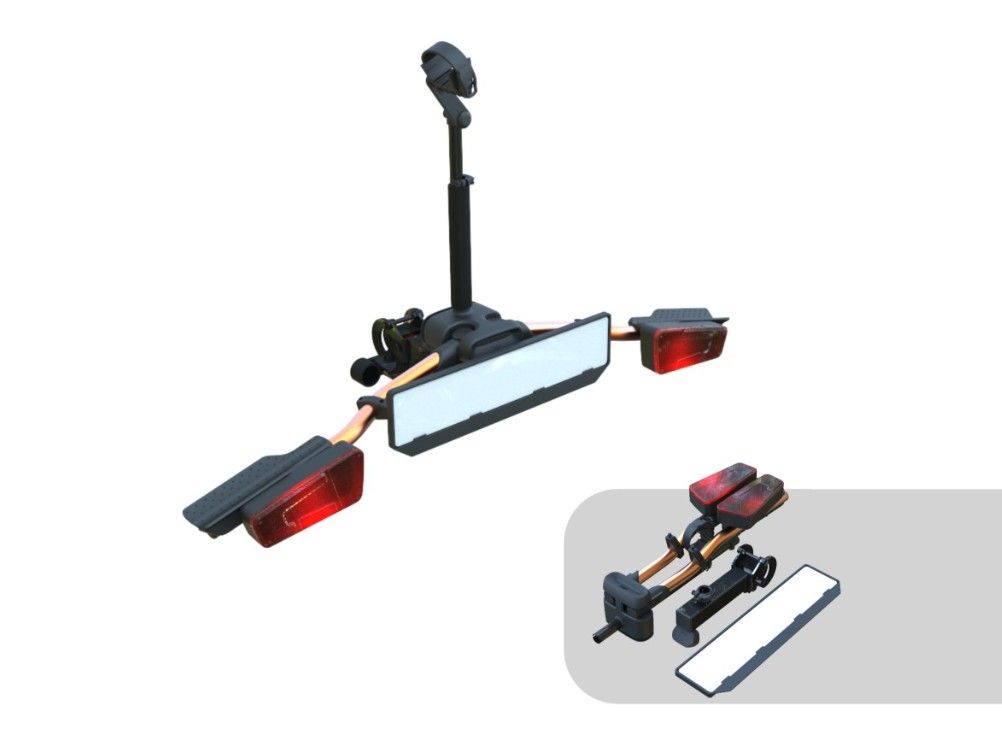 Náhľad produktu - TMK FLY 01 pre 1 bicykel (skladací) ORANGE + vak