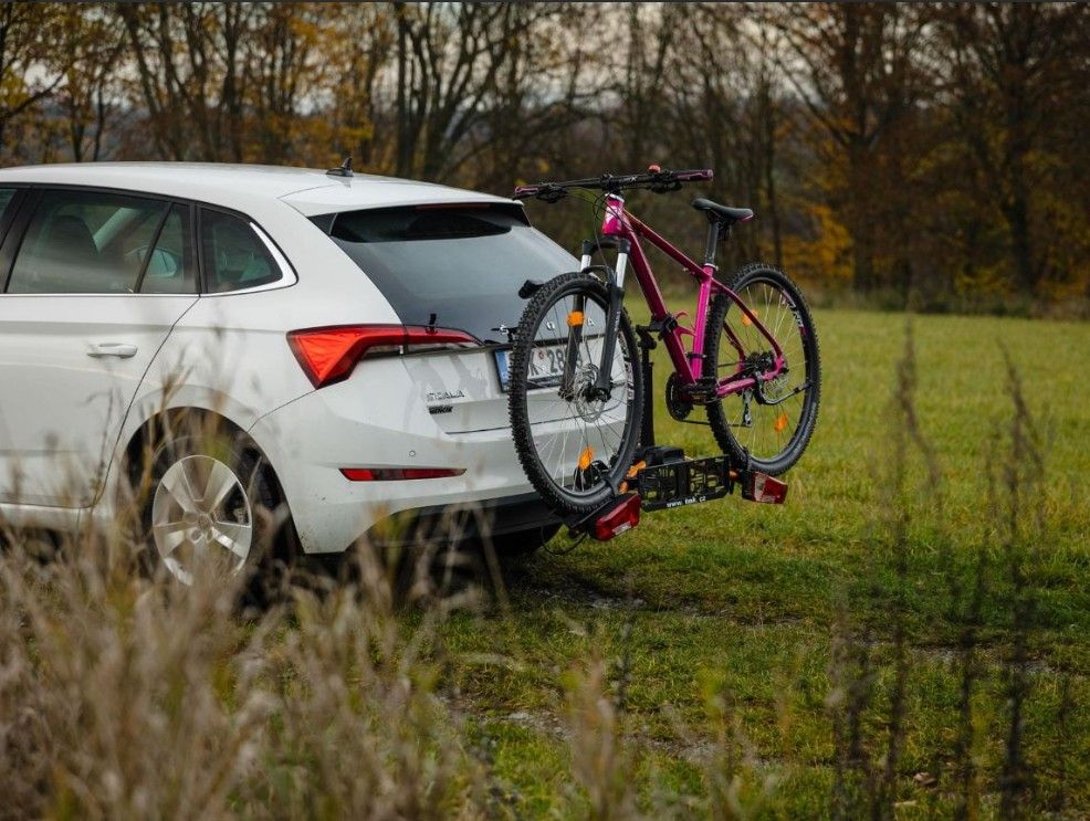 Náhľad produktu - TMK FLY 01 pre 1 bicykel (skladací) ORANGE + vak