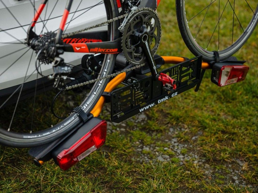 Náhľad produktu - TMK FLY 01 pre 1 bicykel (skladací) ORANGE + vak