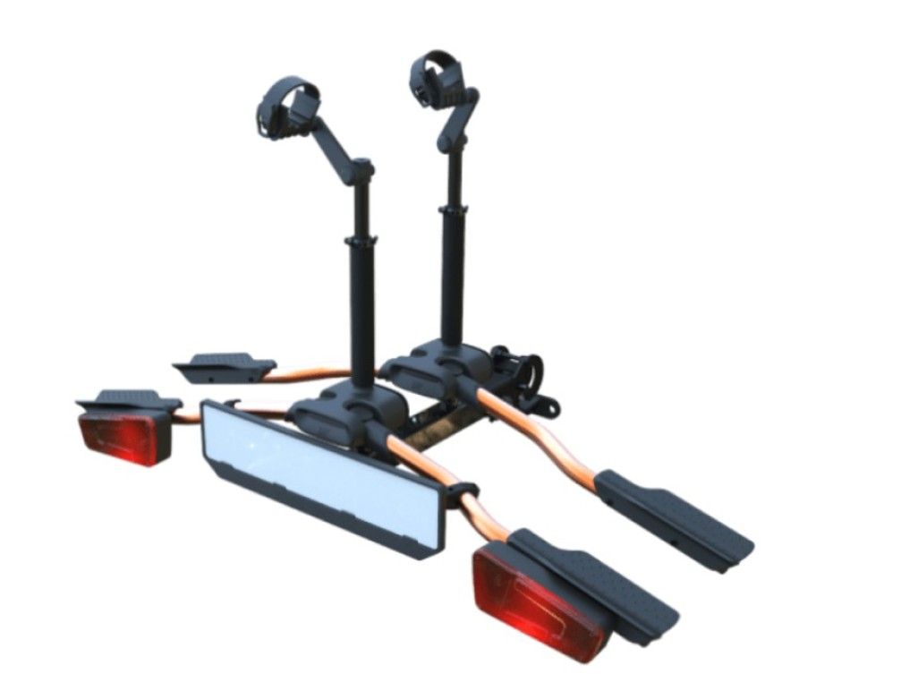 Náhľad produktu - TMK FLY 02 pre 2 kolesá (skladací) ORANGE + vak