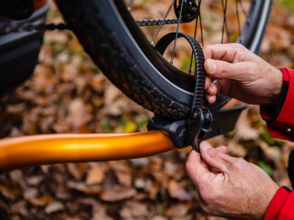 Náhľad produktu - TMK FLY 02 pre 2 kolesá (skladací) ORANGE + vak