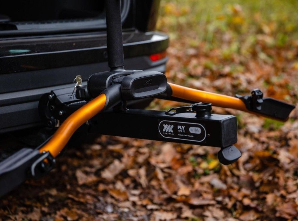 Náhľad produktu - TMK FLY 02 pre 2 kolesá (skladací) ORANGE + vak