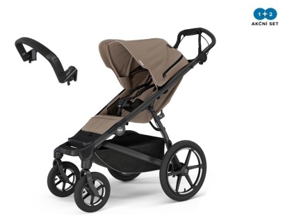 Thule Urban Glide 4 Wheel Tinted Taupe + madlo