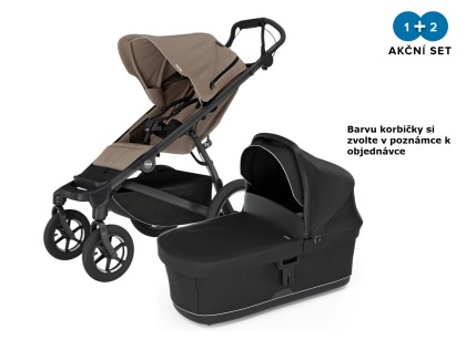 Thule Urban Glide 3 Tinted Taupe + hlboké sedadlo (akákoľvek farba)