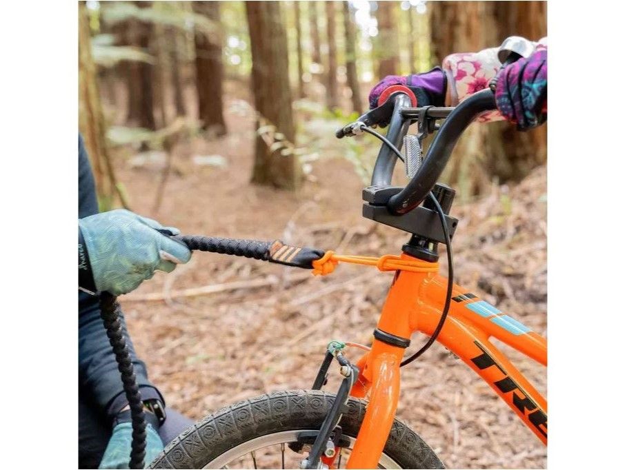 Náhľad produktu - SHOTGUN - Lano na ťahanie kolesa oranžové