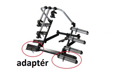 Adaptér na nosič bicyklov Hakr Trip Middle pre rozšírenie o 1 kolo