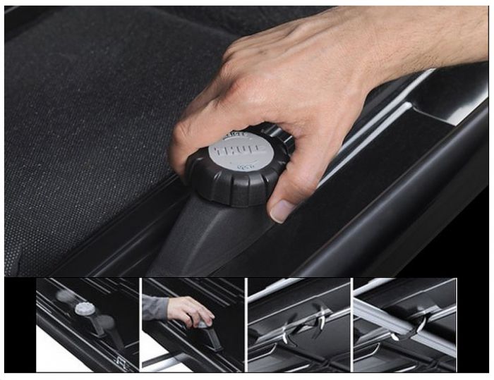 Náhľad produktu - Strešný box Thule Touring Sport (600) Aeroskin antracit