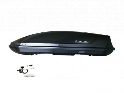 Strešný box NEUMANN Adventure 205 čierny lesklý